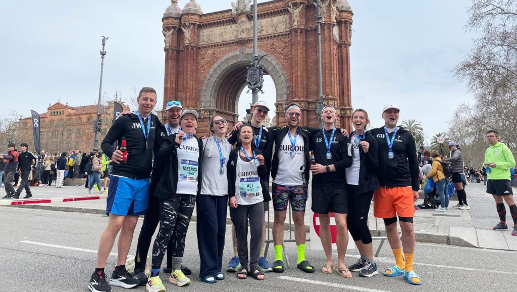 Curious Runners at Barcelona Marathon
