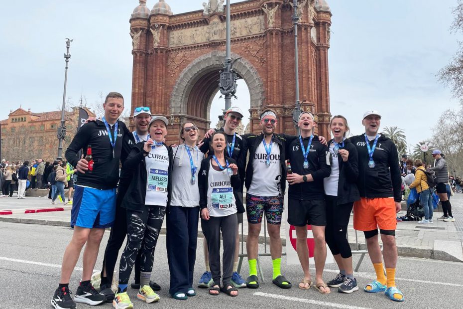 Curious Runners at Barcelona Marathon